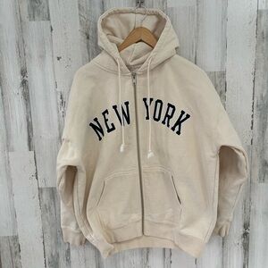 Brandy Melville John Galt Women’s Size XL Oversize Full Zip Hooded Jacket